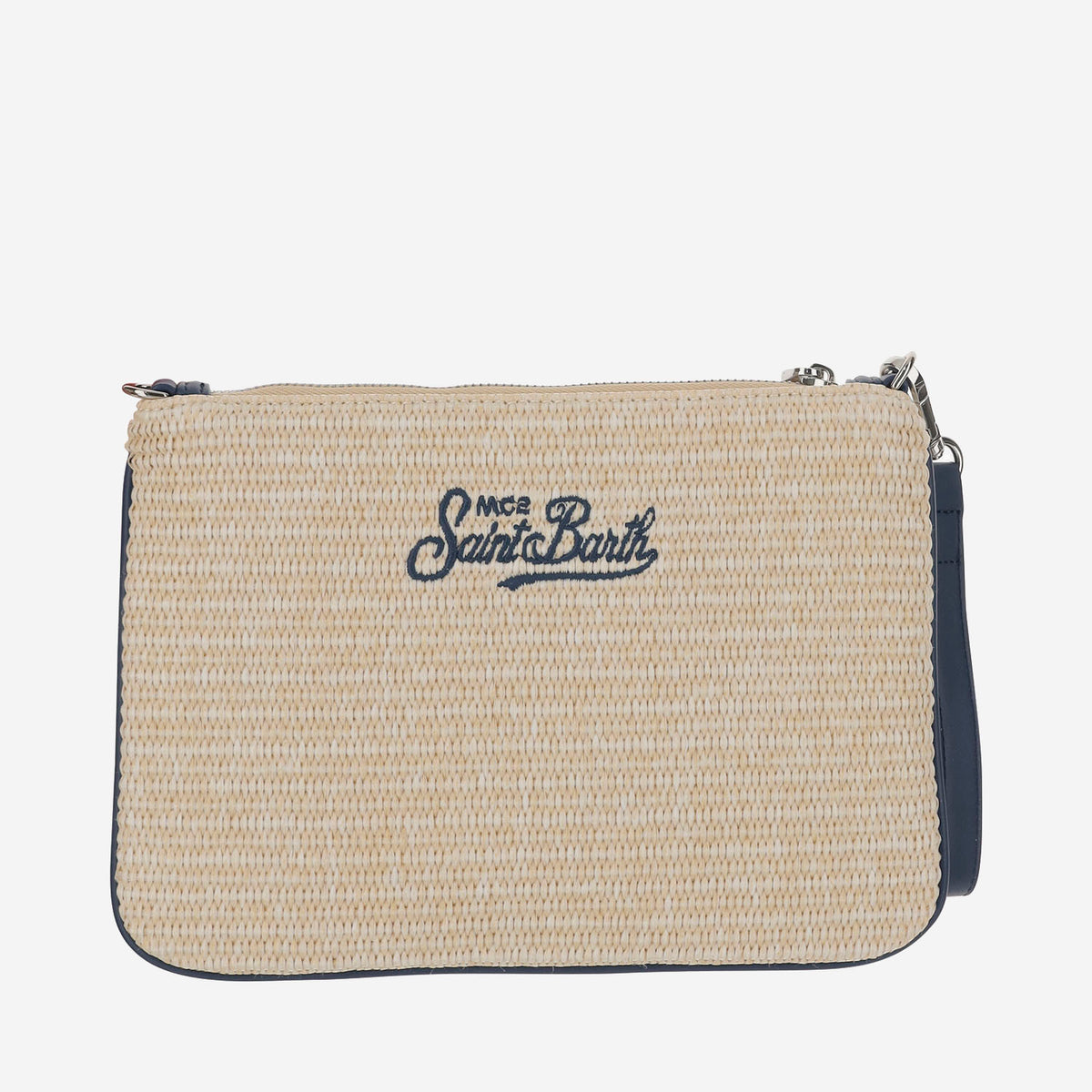 Mc2 Saint Barth Men's Aline Canvas Clutch Blue