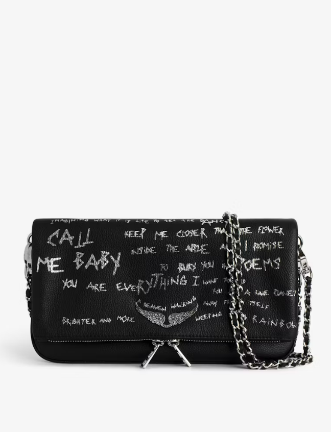 Bolso Rock Bolso Doble Cadena ImitaciÃ³n Zadig Cinturón Dolce