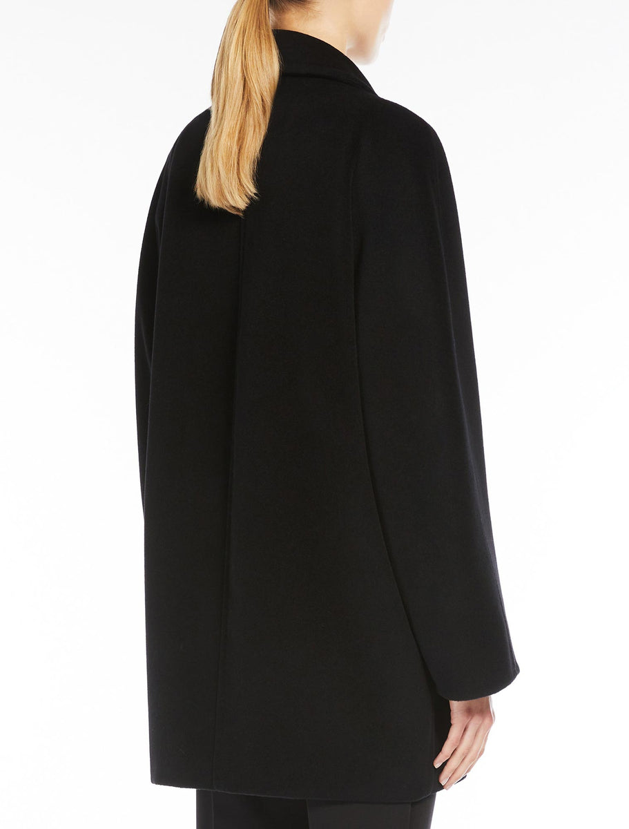 Max Mara Black Triacetate Coat main image 0