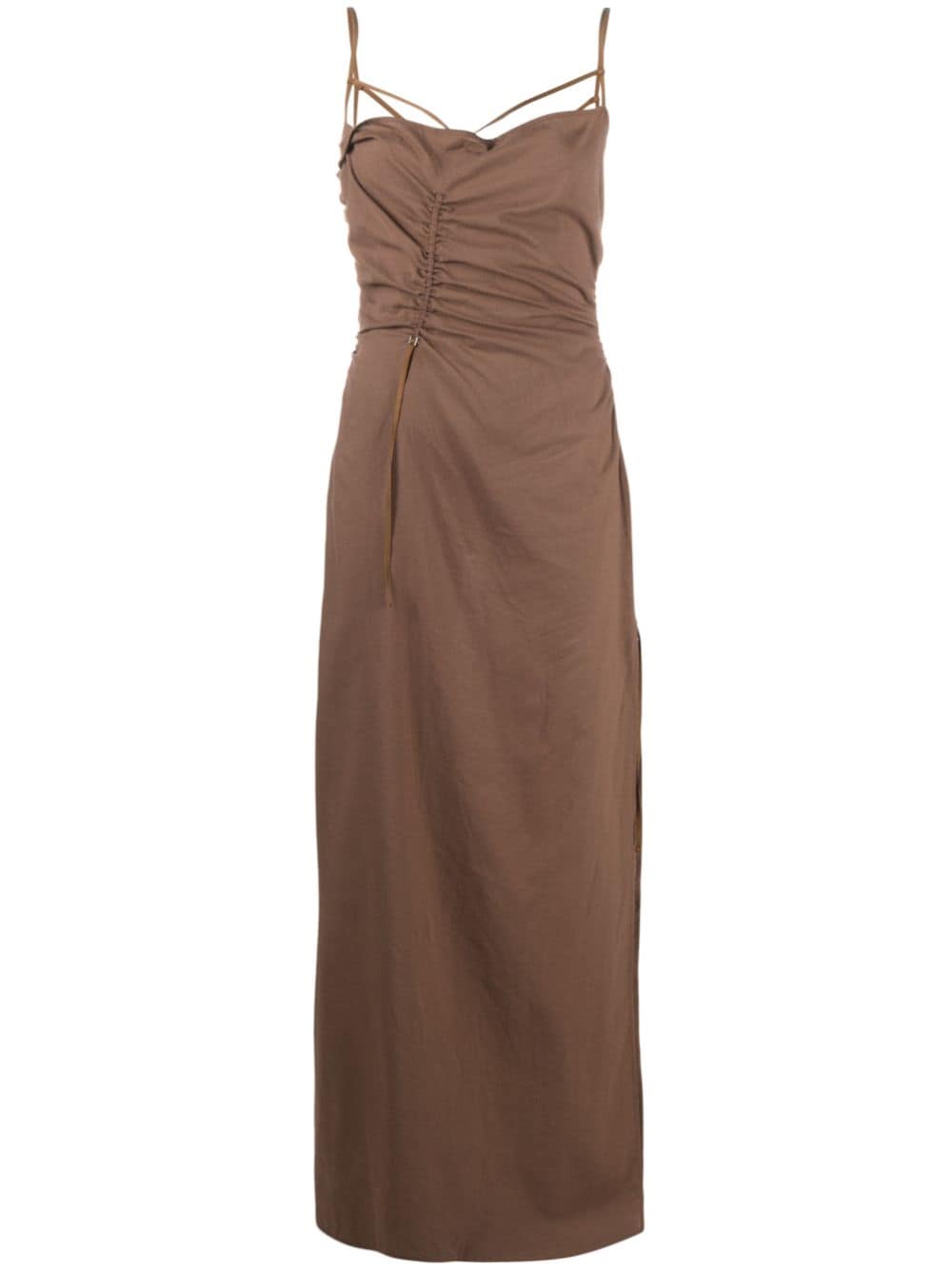 jacquemus dress brown Jacquemus Resort La Robe Gaua – Balardi