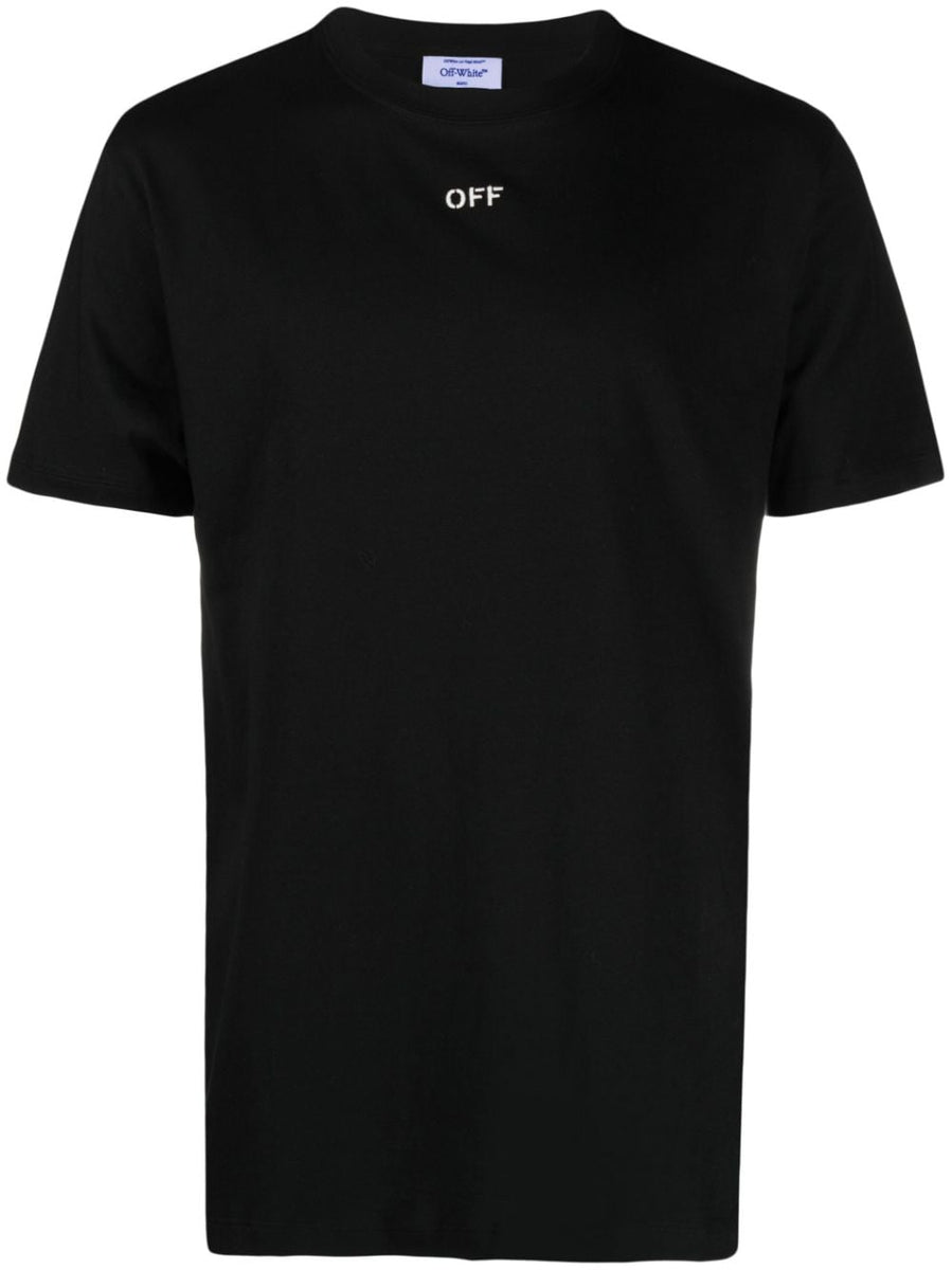 Off White Logo Cotton T Shirt | Balardi