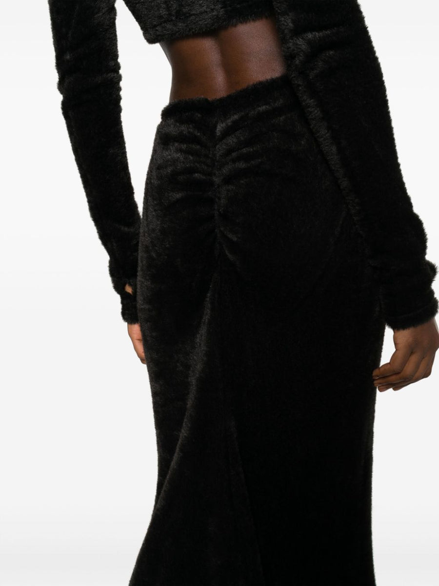 The Andamane Blue Cotton Midi Skirt main image 0