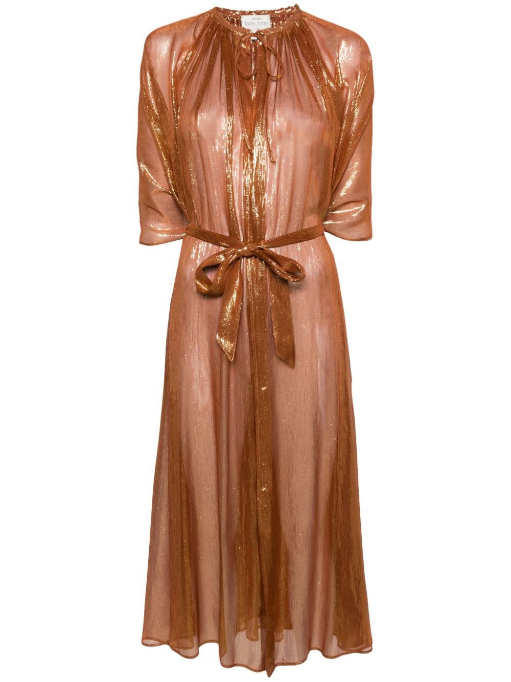 Forte Forte Chiffon Lurex Cape – Balardi