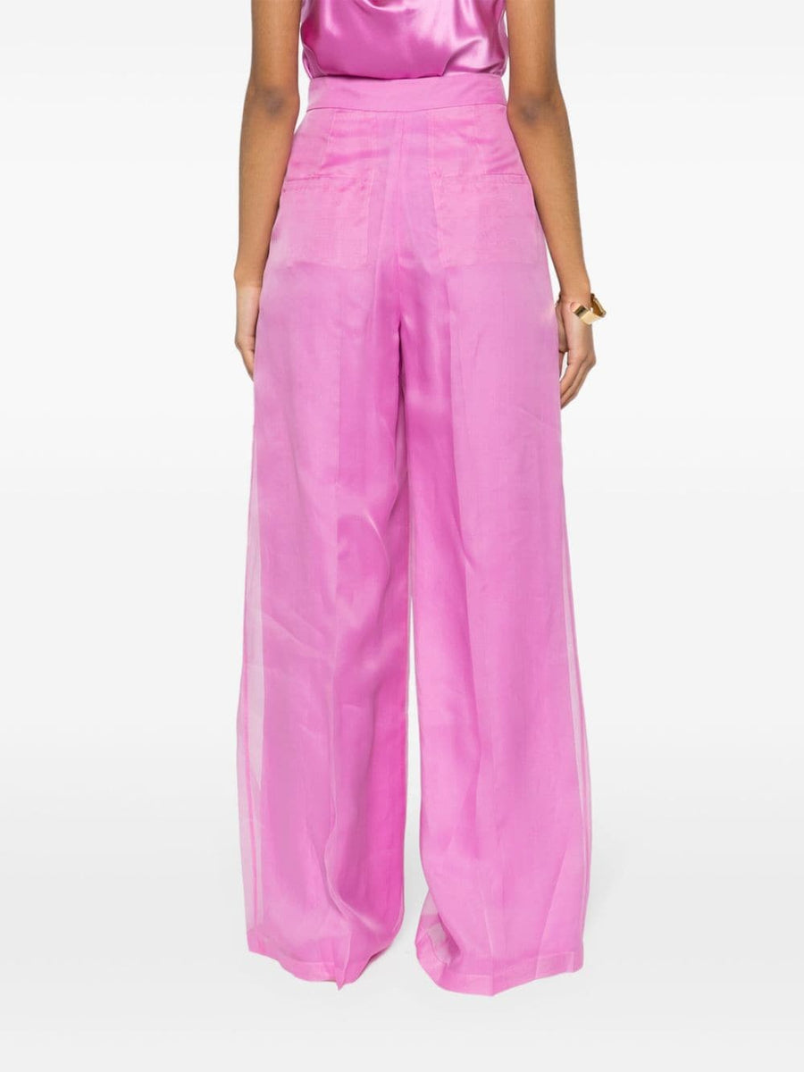 Max Mara Pianoforte Yellow Trousers - Palazzo Pants Women