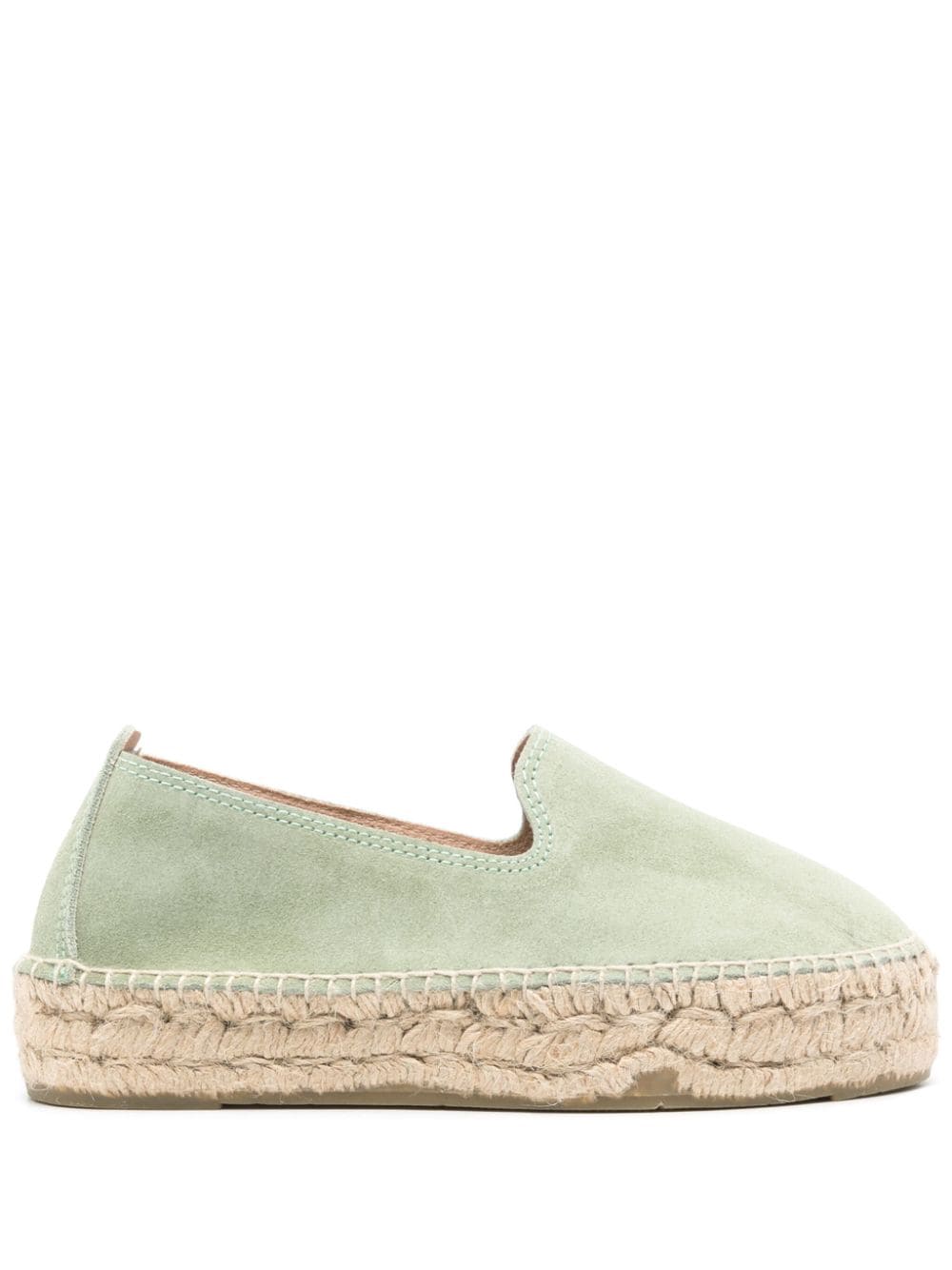 MANEBI- Suede Nordic Sandals Hamptons Sage