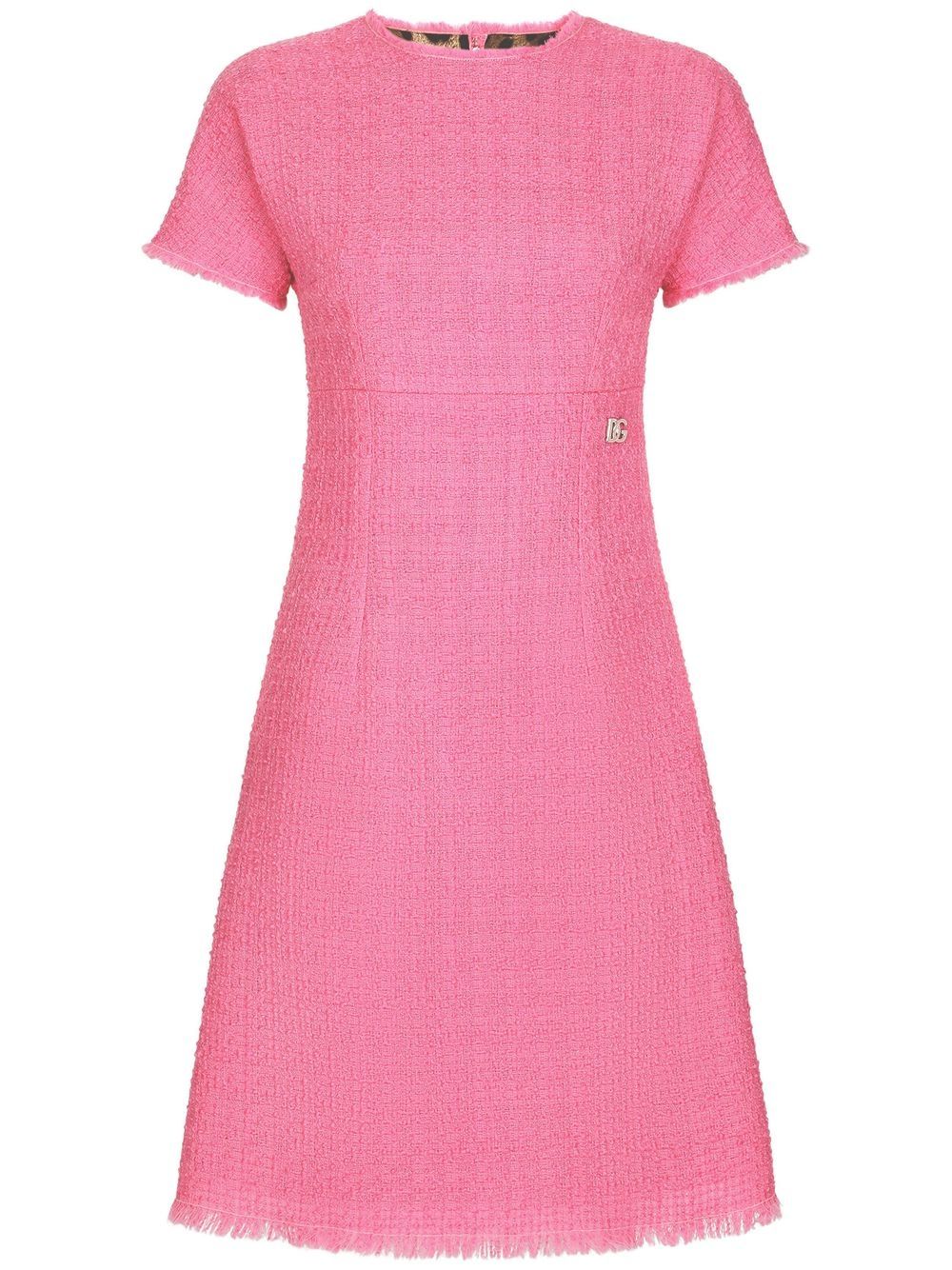Dolce & Gabbana Rachel Tweed Dress With Dg Logo – Balardi