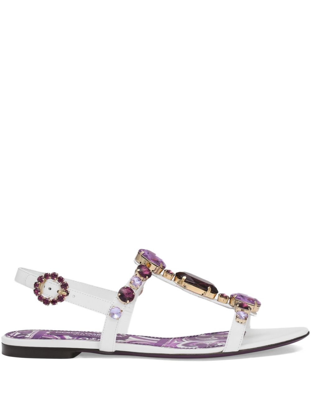 Dolce & Gabbana Pink Maiolica Glittered Leather Sneakers