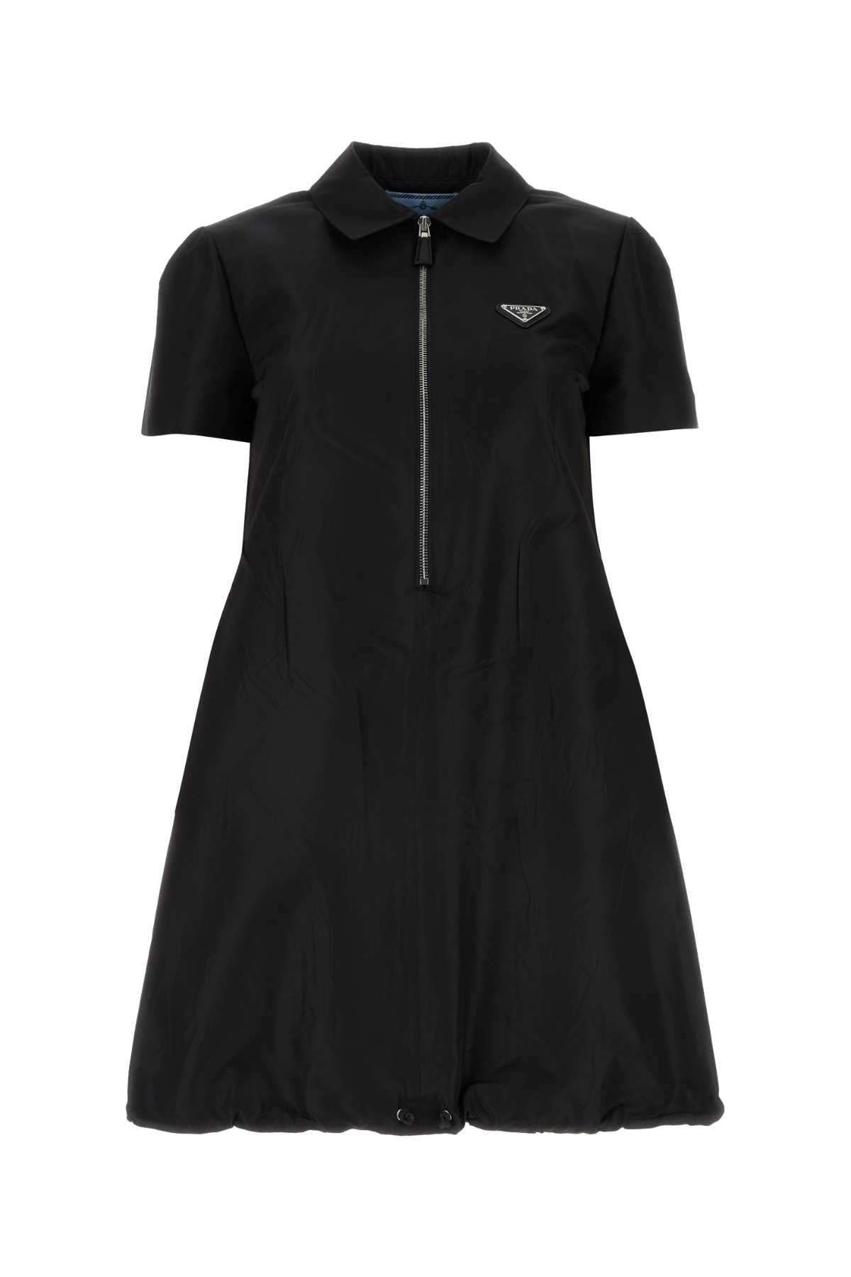 blue dress for baby girl Prada Black Faille Mini Dress – Balardi
