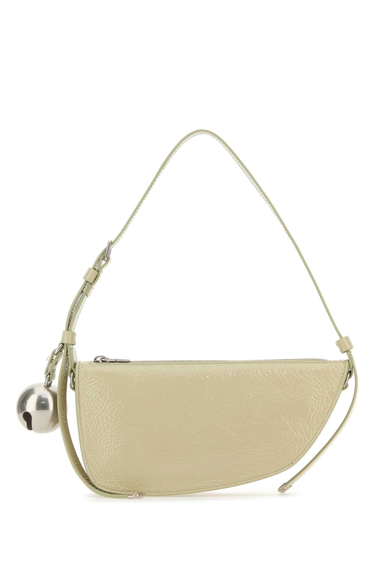 Burberry Women Pastel Pink Leather Micro Shield Shoulder Bag