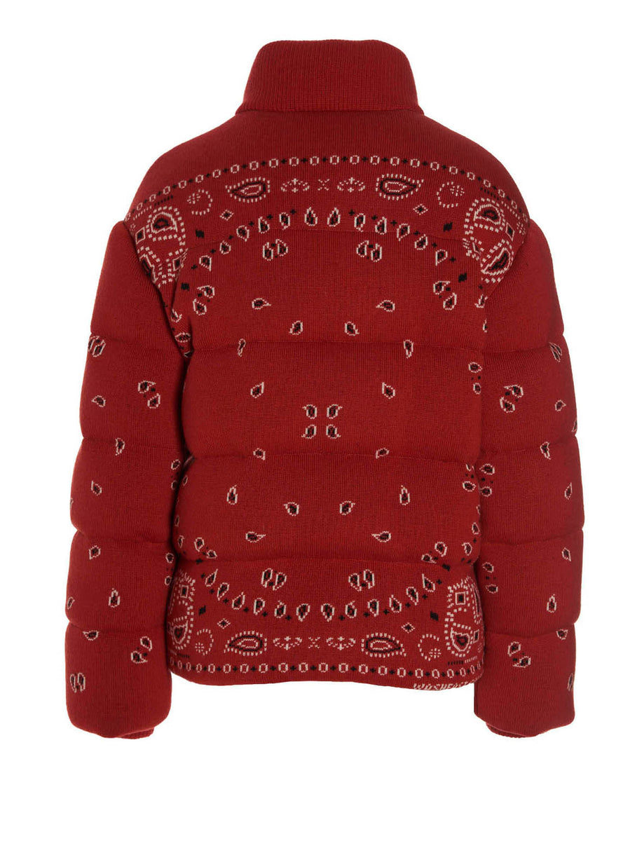 Alanui Bandana Down Jacket ALANUI Bandana Jacquard Quilted Wool