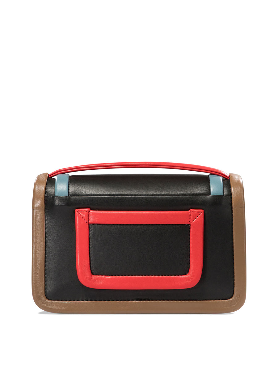 [Pierre Hardy] Pierre Hardy Alpha Suede Shoulder Bag Blue x Red x Yellow Multicolor [Used] [Authenticated and Guaranteed Authentic] 210015