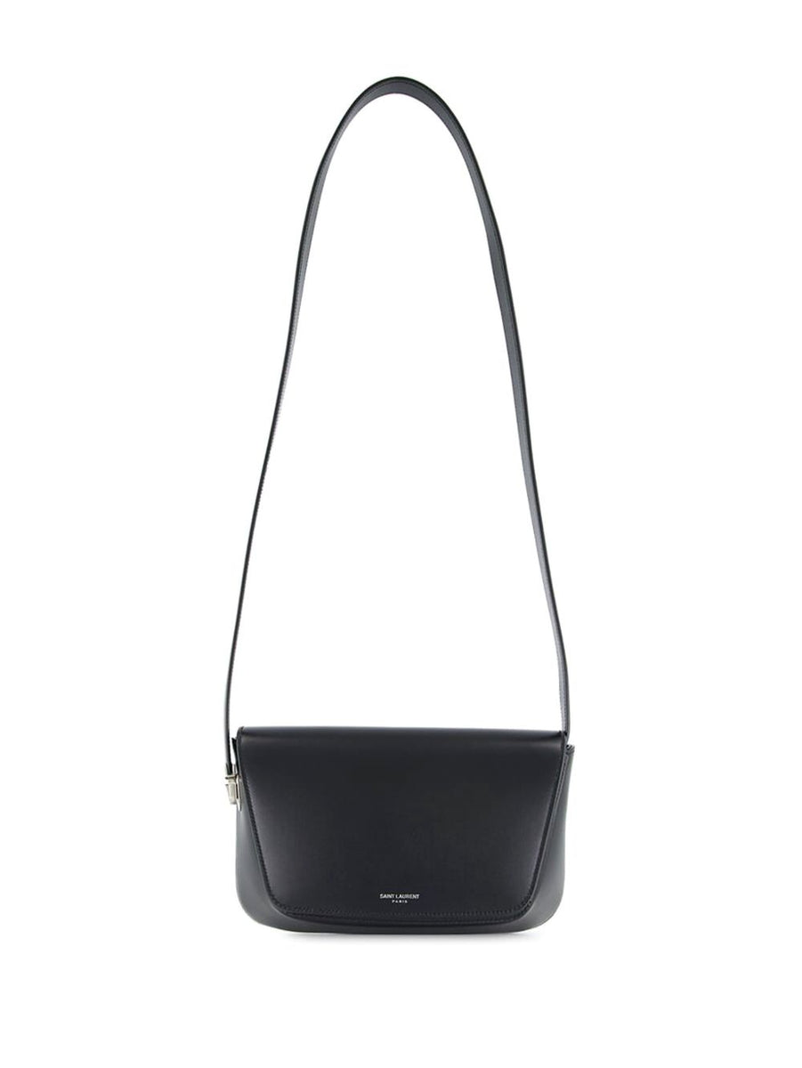 Saint Laurent Black Calf Leather Shoulder Bag | Balardi