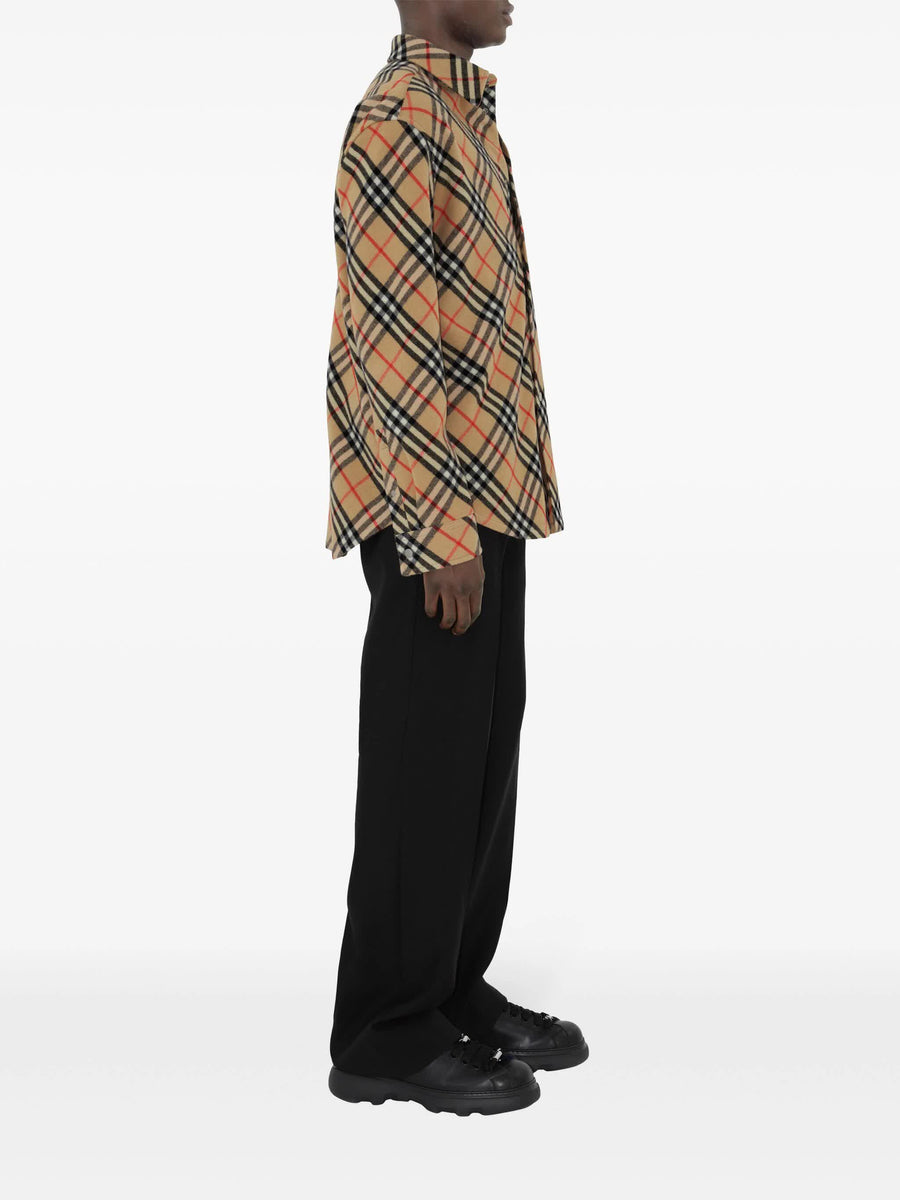 Burberry Camicia in cotone Check 8100059