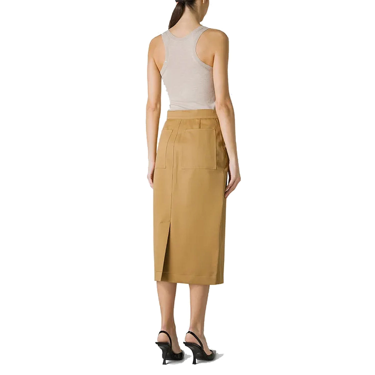 Pianosa max mara sfilata cotton long skirt main image 1