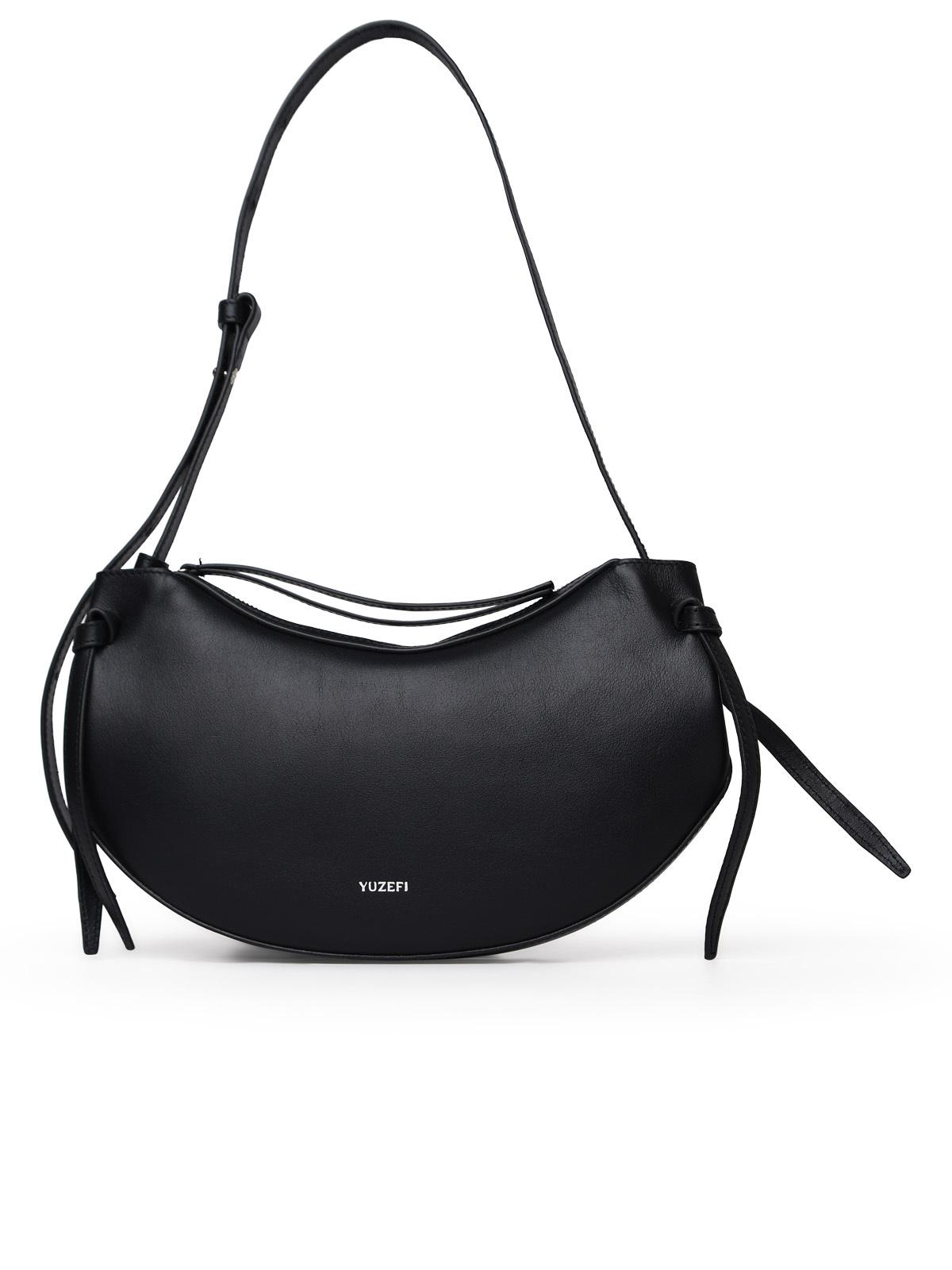 Yuzefi 'Fortune Cookie' Black Lear Bag – Balardi
