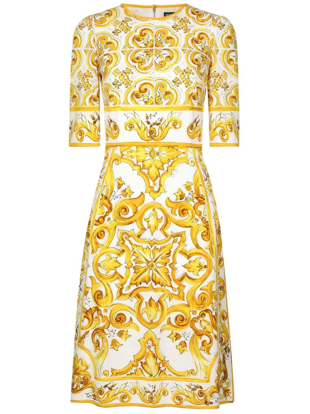 Dolce & Gabbana Dress With Majolica Print – Balardi