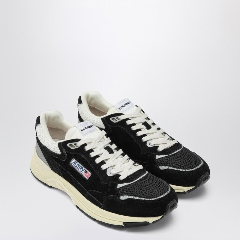 Autry Hyperway Sneakers In Black Mesh And Velvet – Balardi
