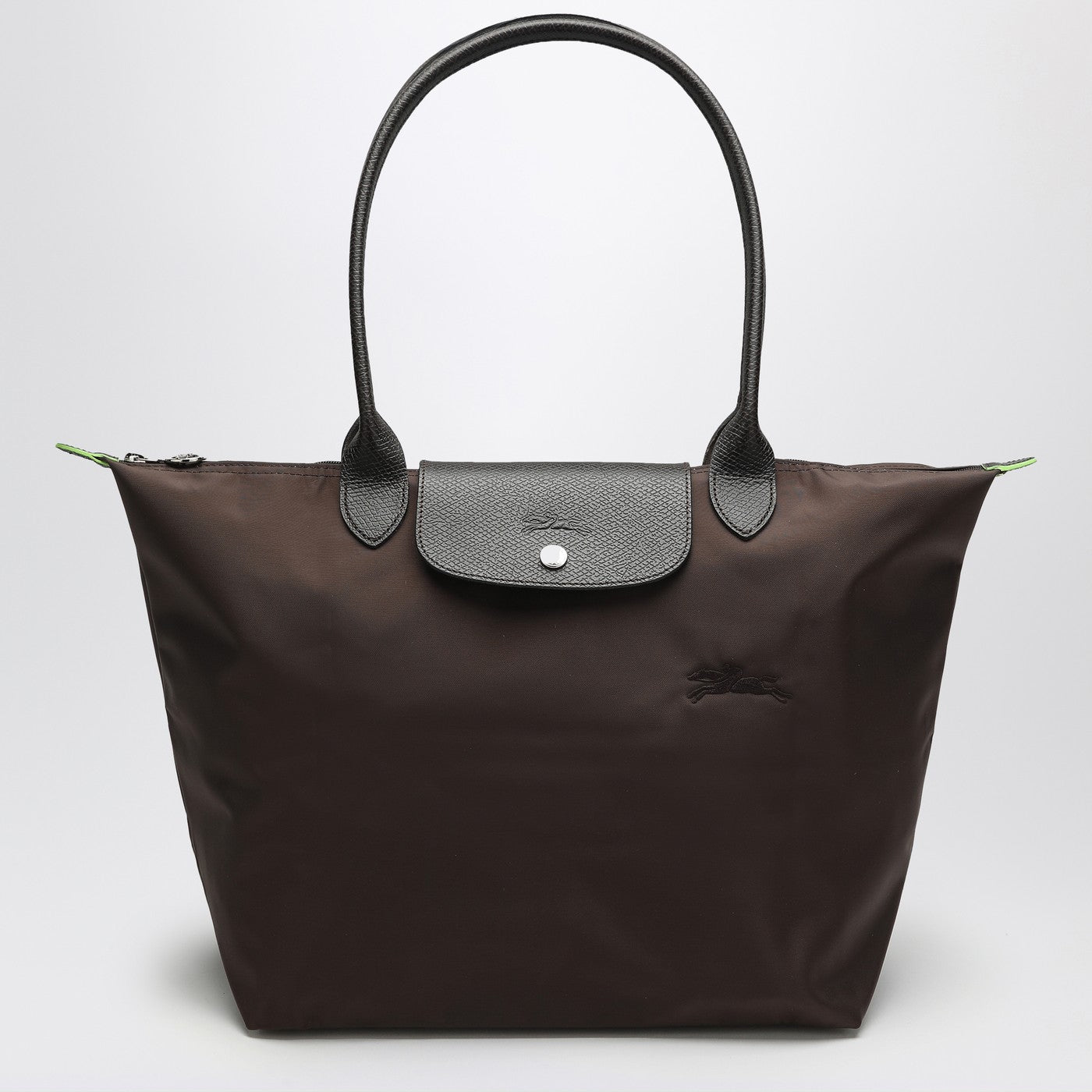 Longchamp Mocha Coloured Le Pliage Green L Bag – Balardi