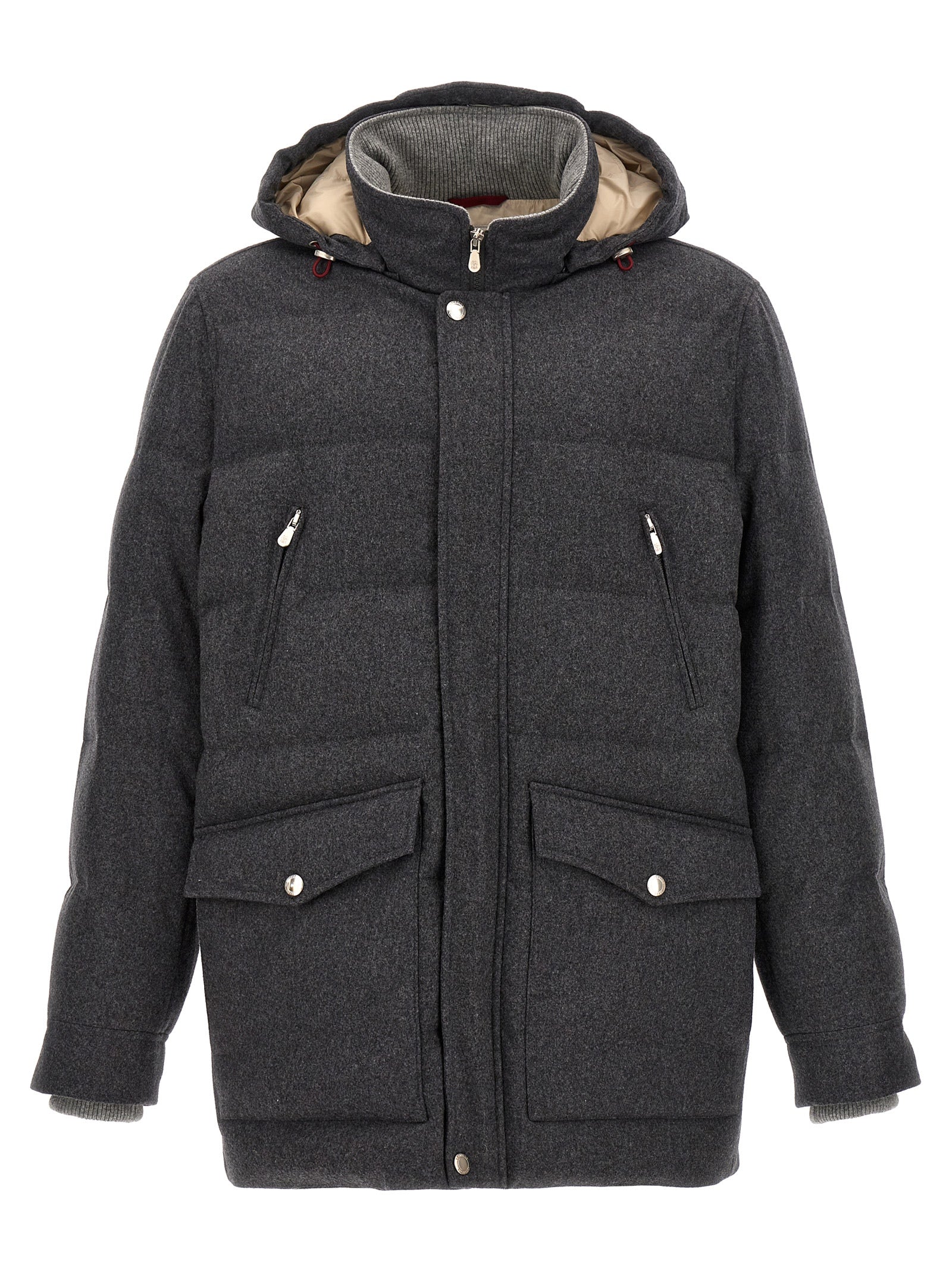 Brunello Cucinelli Long Hooded Down Jacket – Balardi