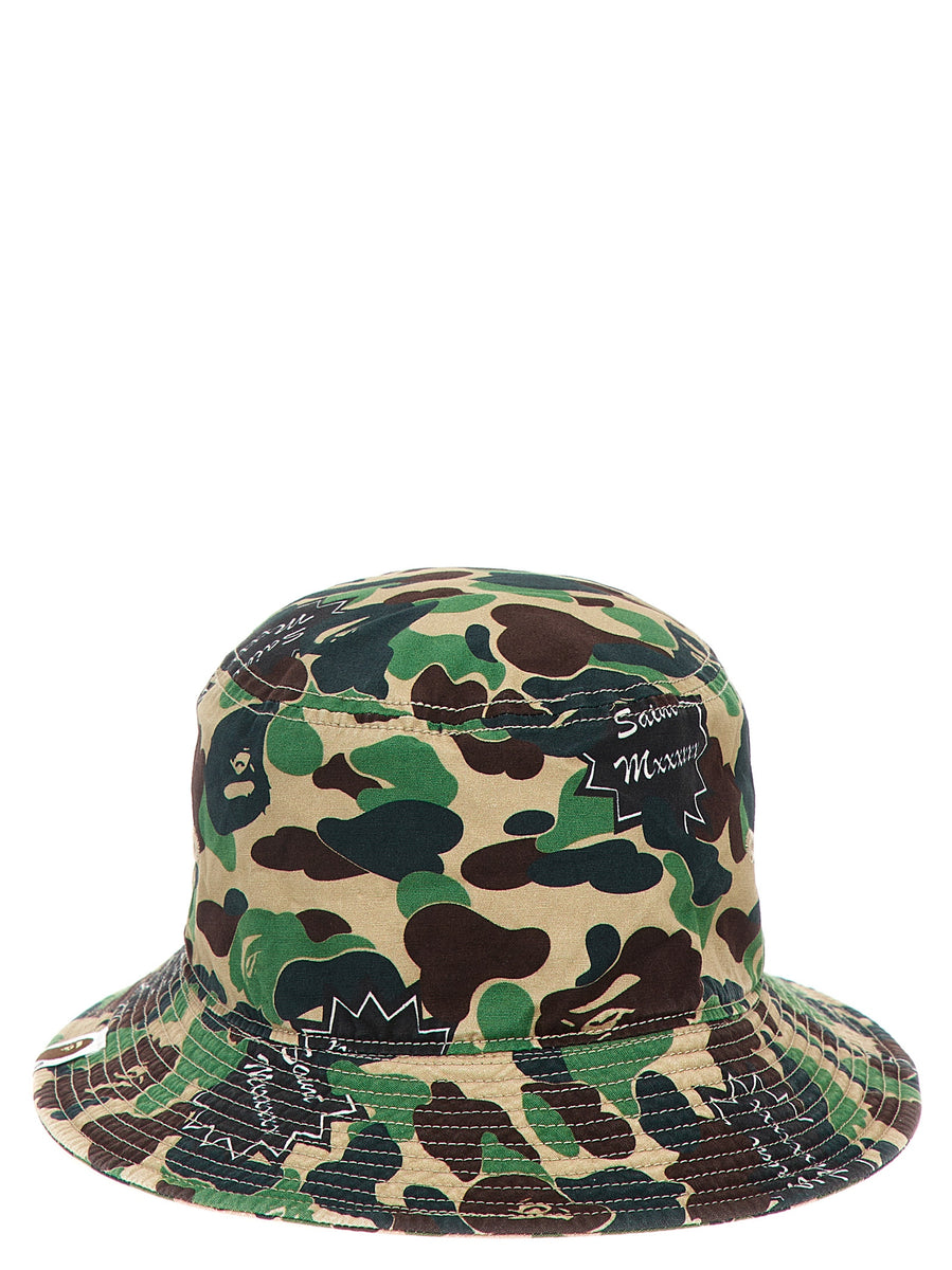 Saint Mxxxxxx Bucket Hat Saint Michael X A Bathing Ape | Balardi