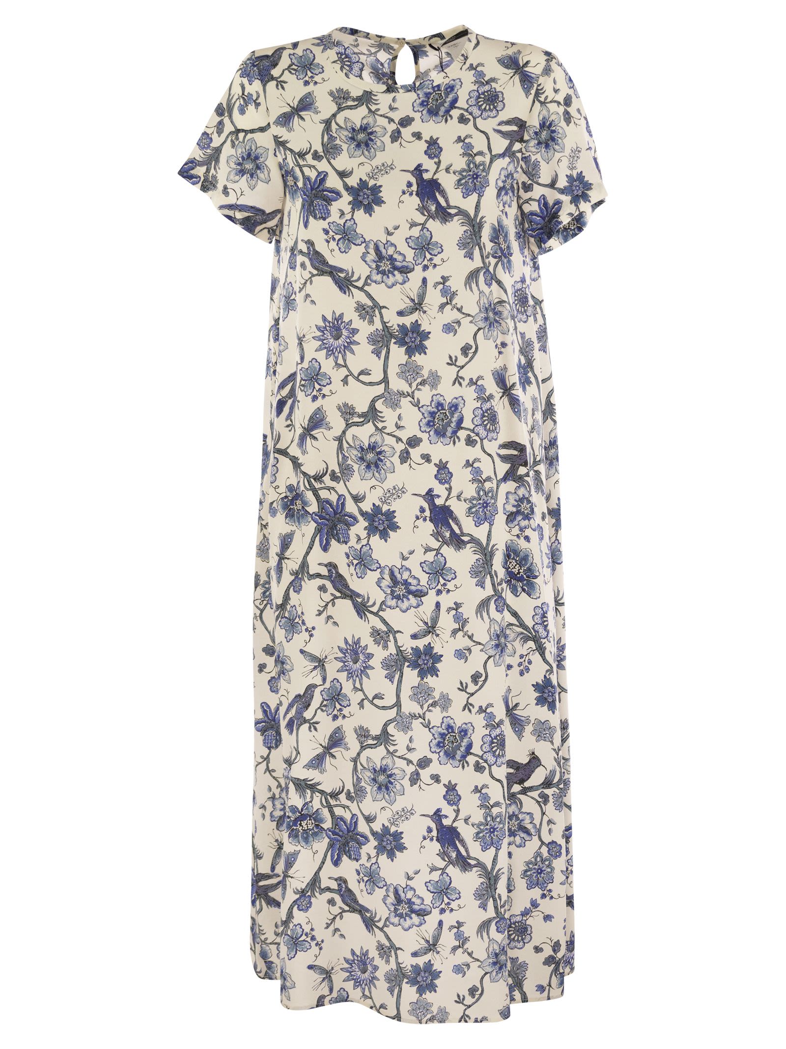 weekend max mara silk dress Weekend Max Mara | Woman - Printed silk shirt dress - Cherry