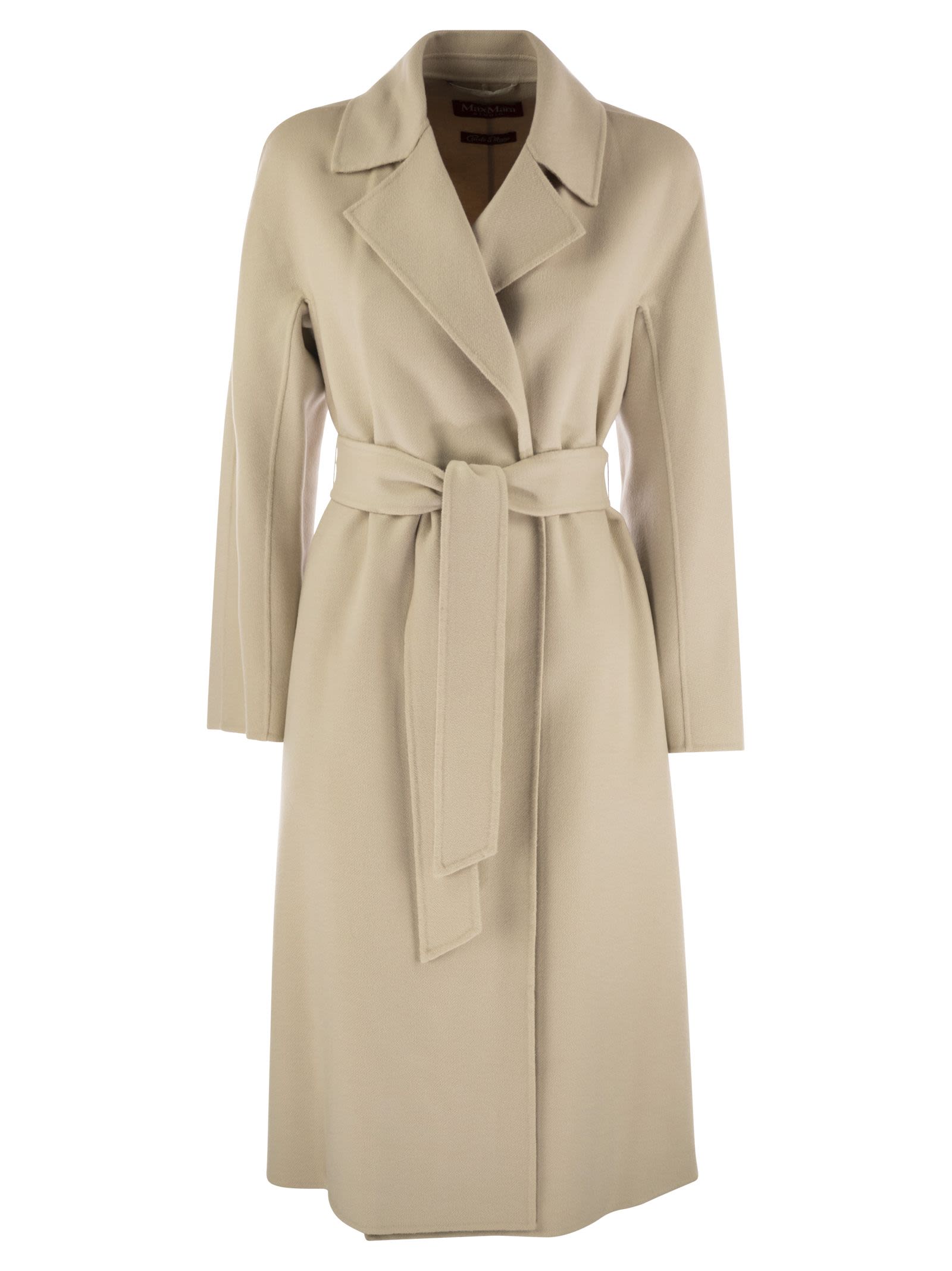 Max Mara Studio Cles Wolle, Kaschmir und Seidenmantel – Balardi