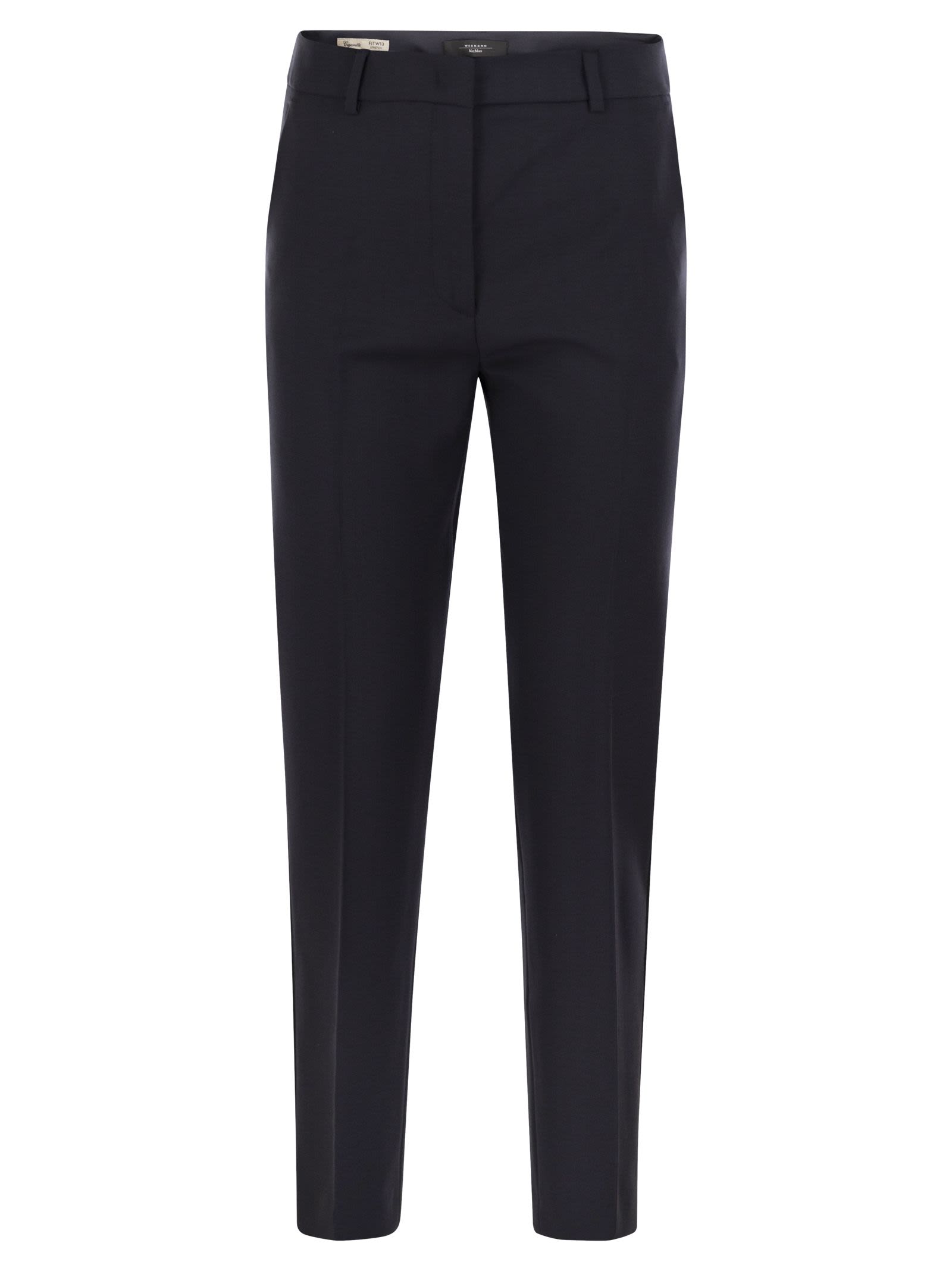 Weekend Max Mara Canon Wool Cigarette Trousers – Balardi