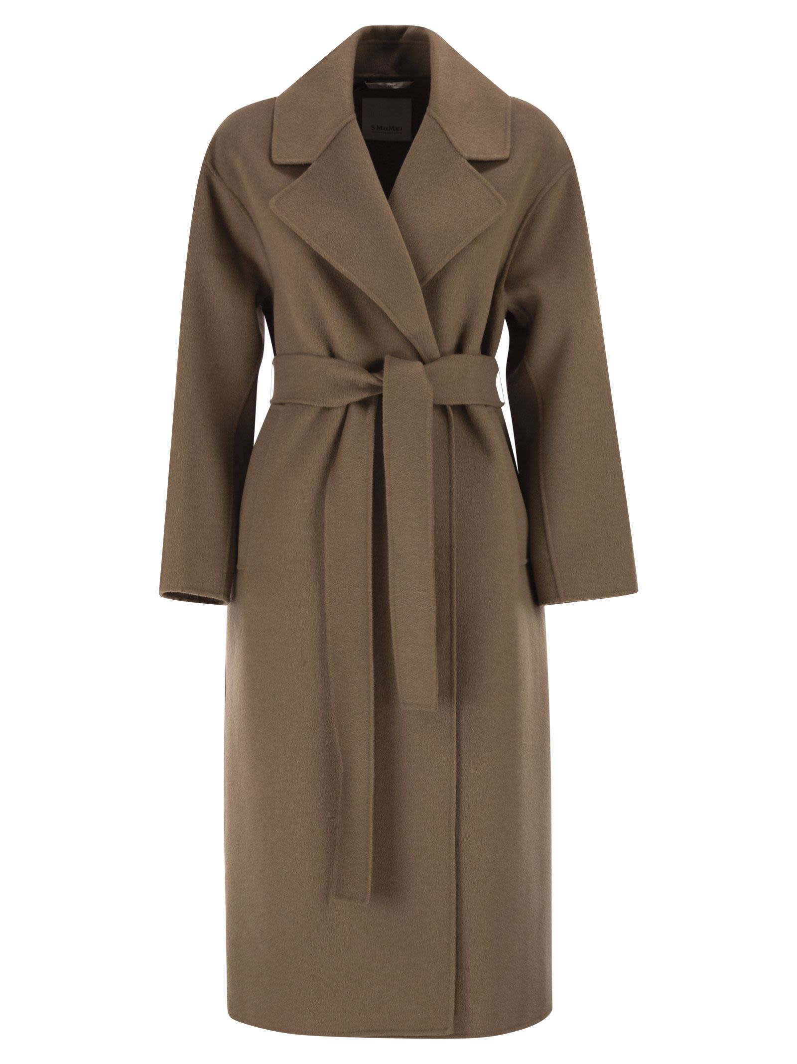 S Maxmara Smmhobby ロング ウール ドレープ コート – Balardi