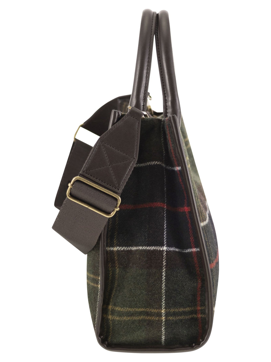 Birral Burrell Tartan Saddle Handbags