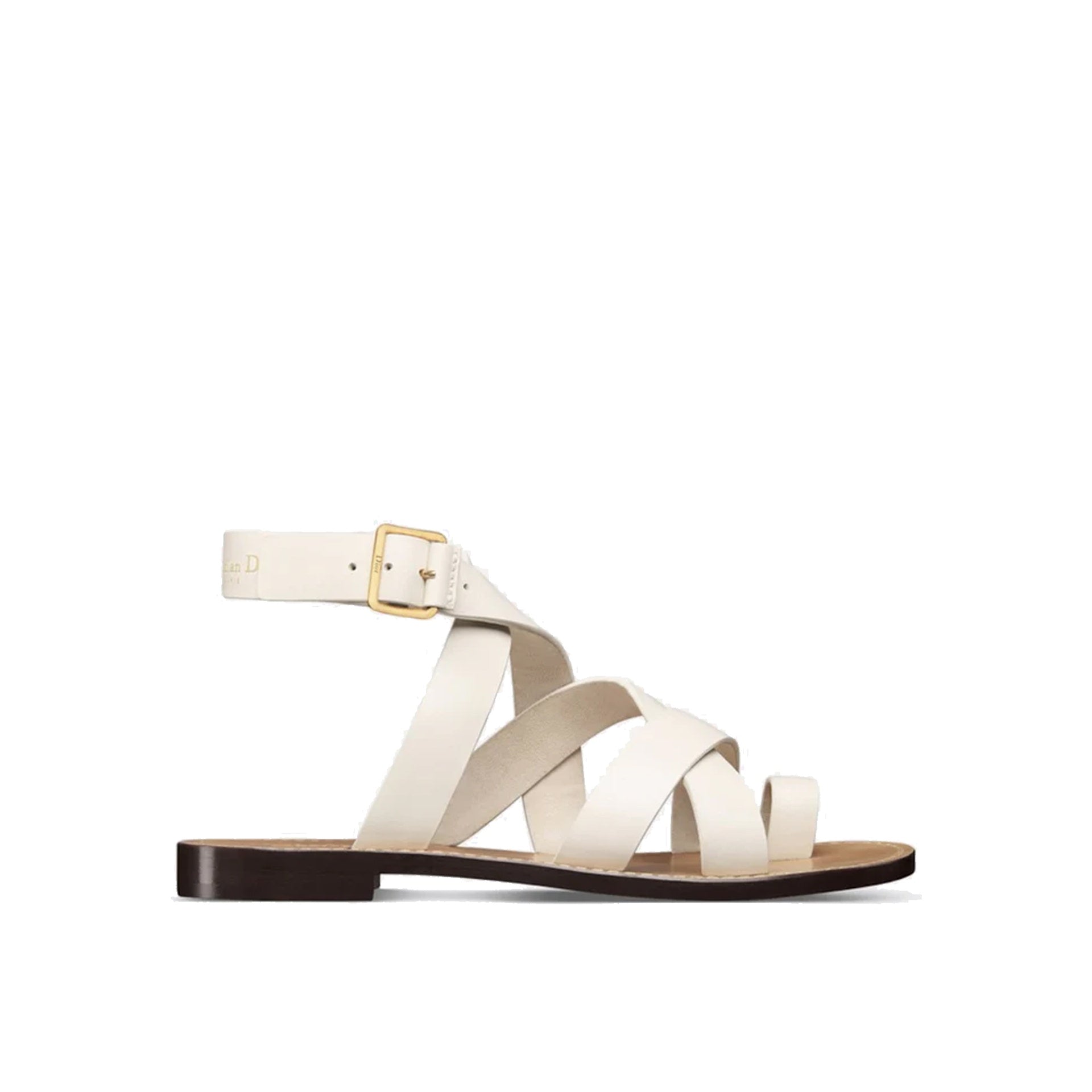 Sandalias planas de cuero Dior Sun – Balardi - Main Image