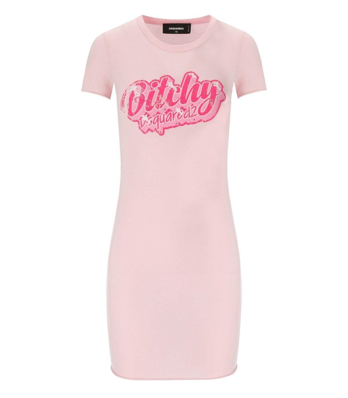 Dsquared2 Bitchy Pink T Shirt Dress  Balardi