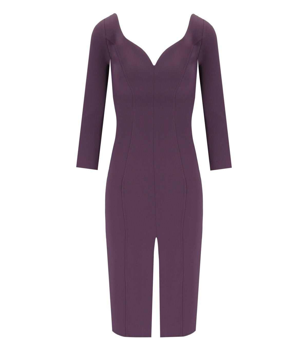 Elisabetta Franchi Purple Midi Sheath Dress – Balardi