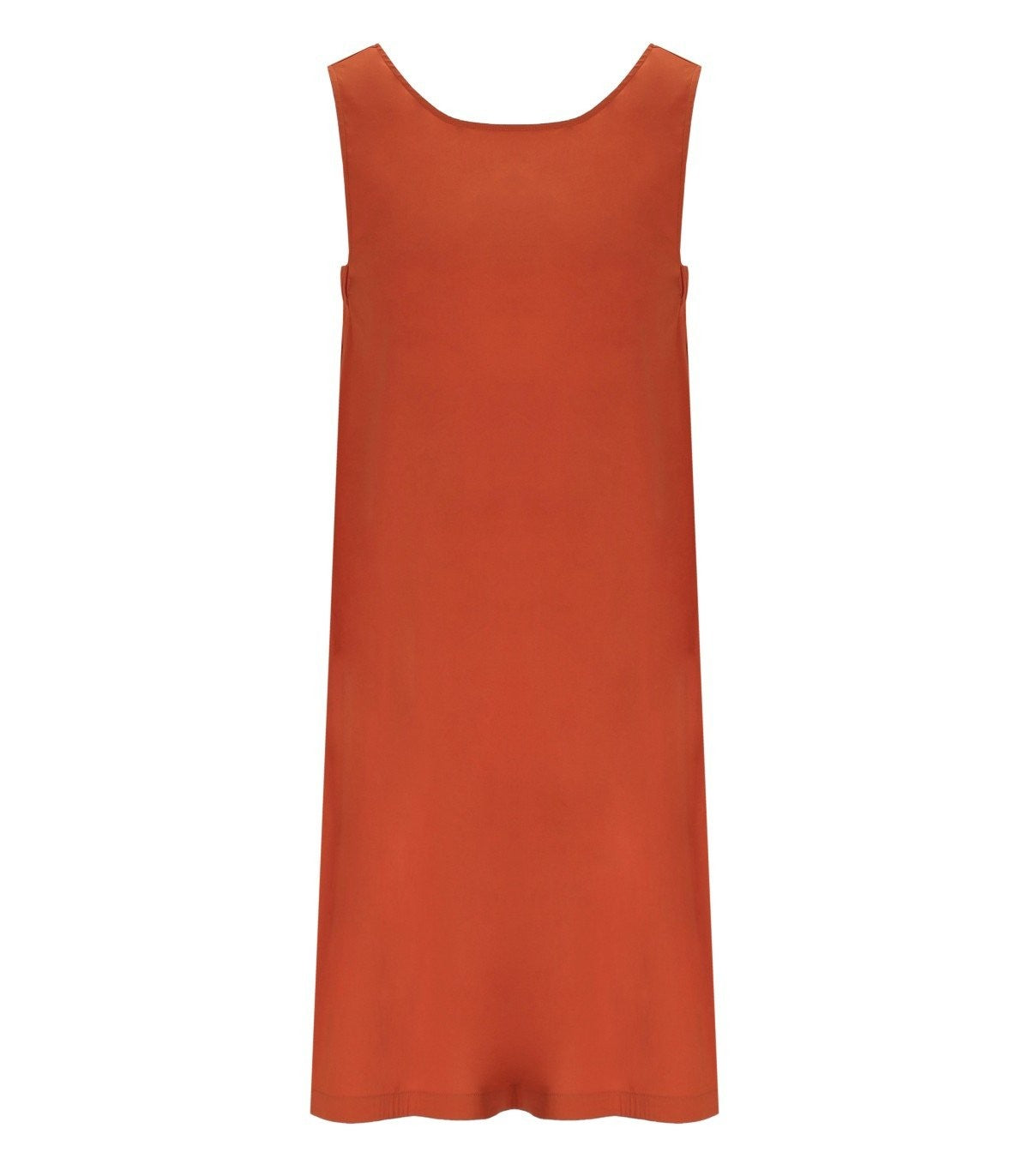 Max Mara Beachwear Campale Brick Red Dress  Balardi