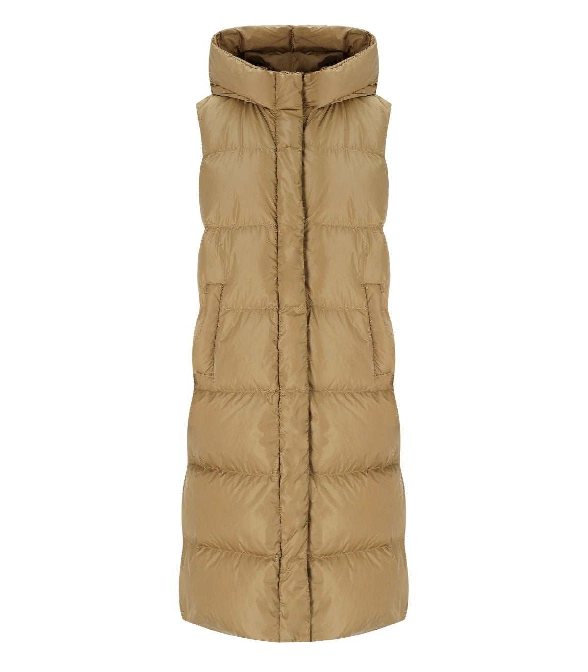 Max Mara Weekend Zimino Camel Sleeveless Down Jacket – Balardi