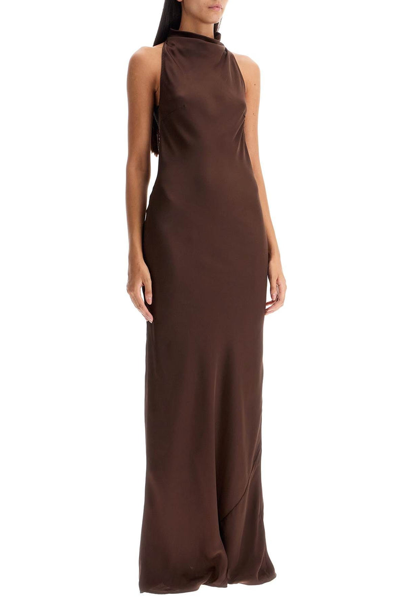 Rotate Satin Maxi Dress 114332 100 main image 1