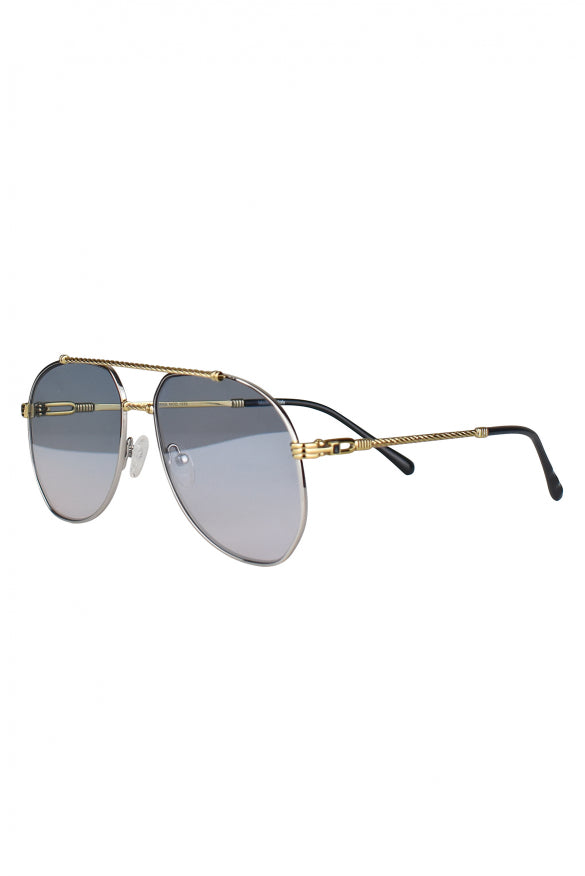 Lunettes De Soleil Porta Romana Aviateur Argenté - Protection UV400 - Vintage Neuves Avec étiquettes