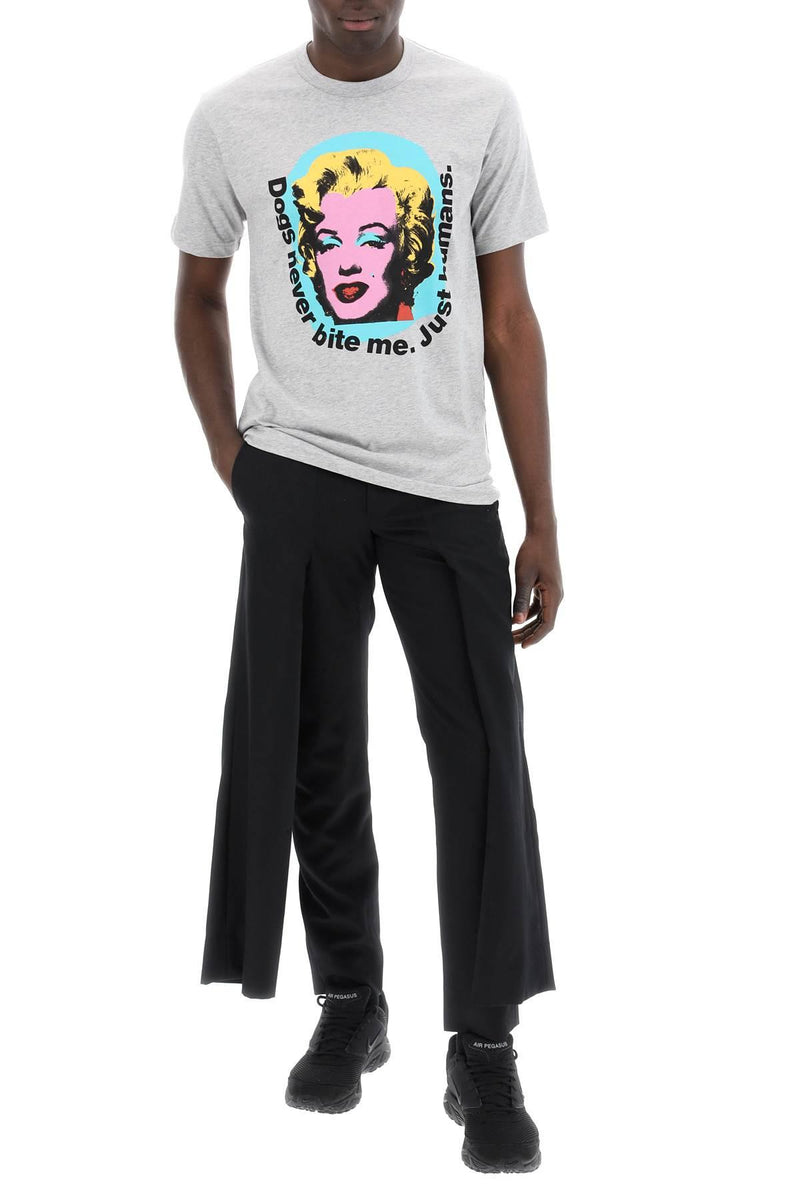 Comme Des Garcons Shirt Marilyn Monroe Print T | Balardi