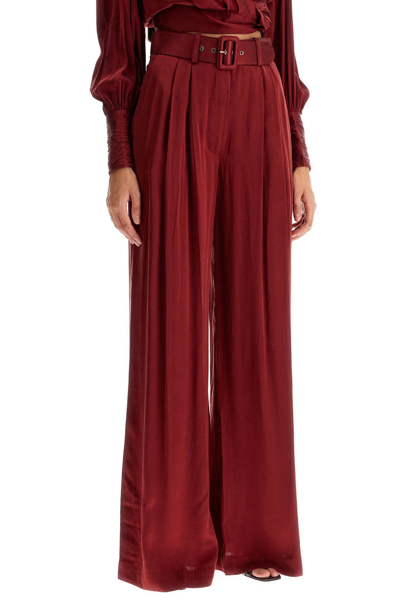 Dessy Satin Palazzo Pants