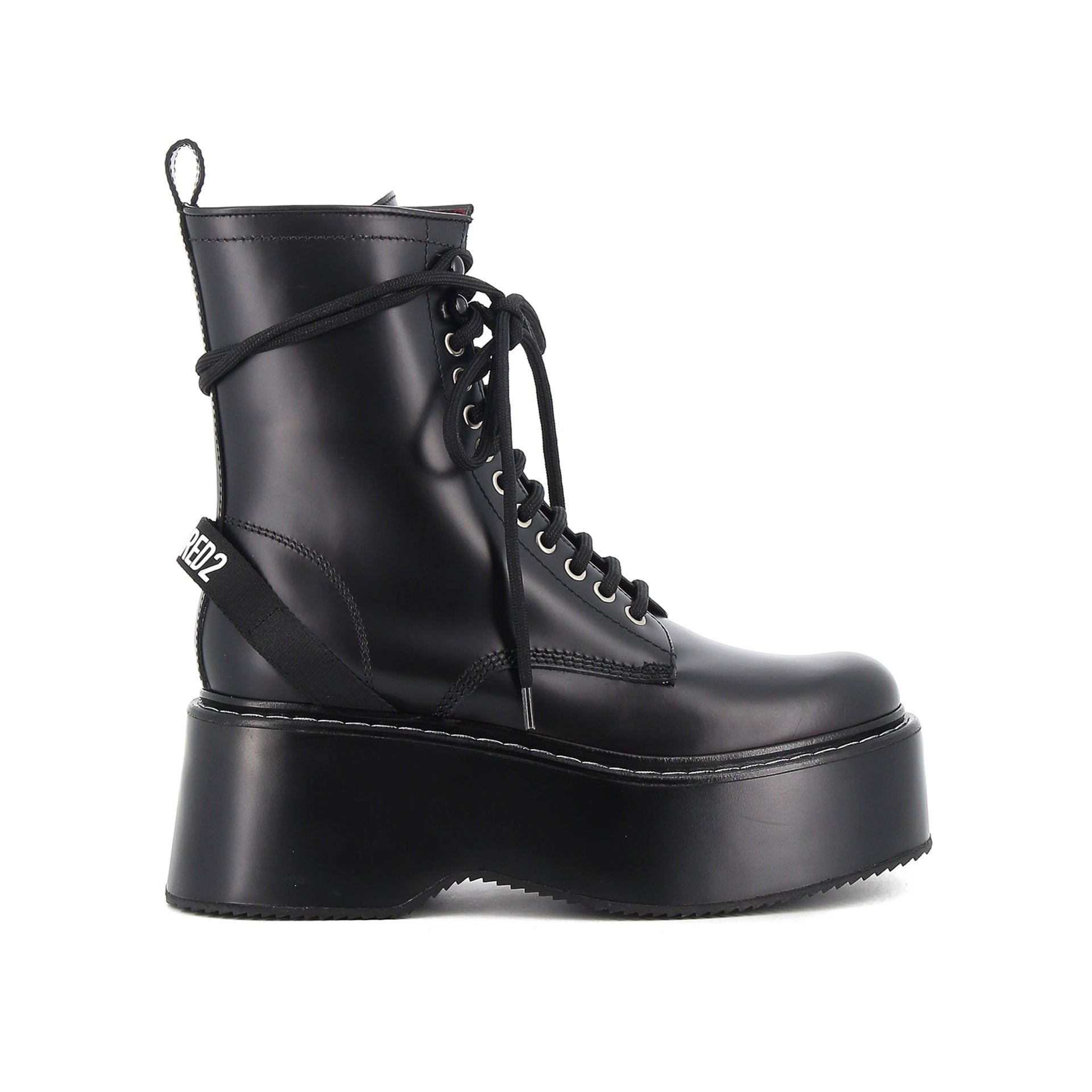 Bottes en cuir à lacets dsquared2 – Balardi