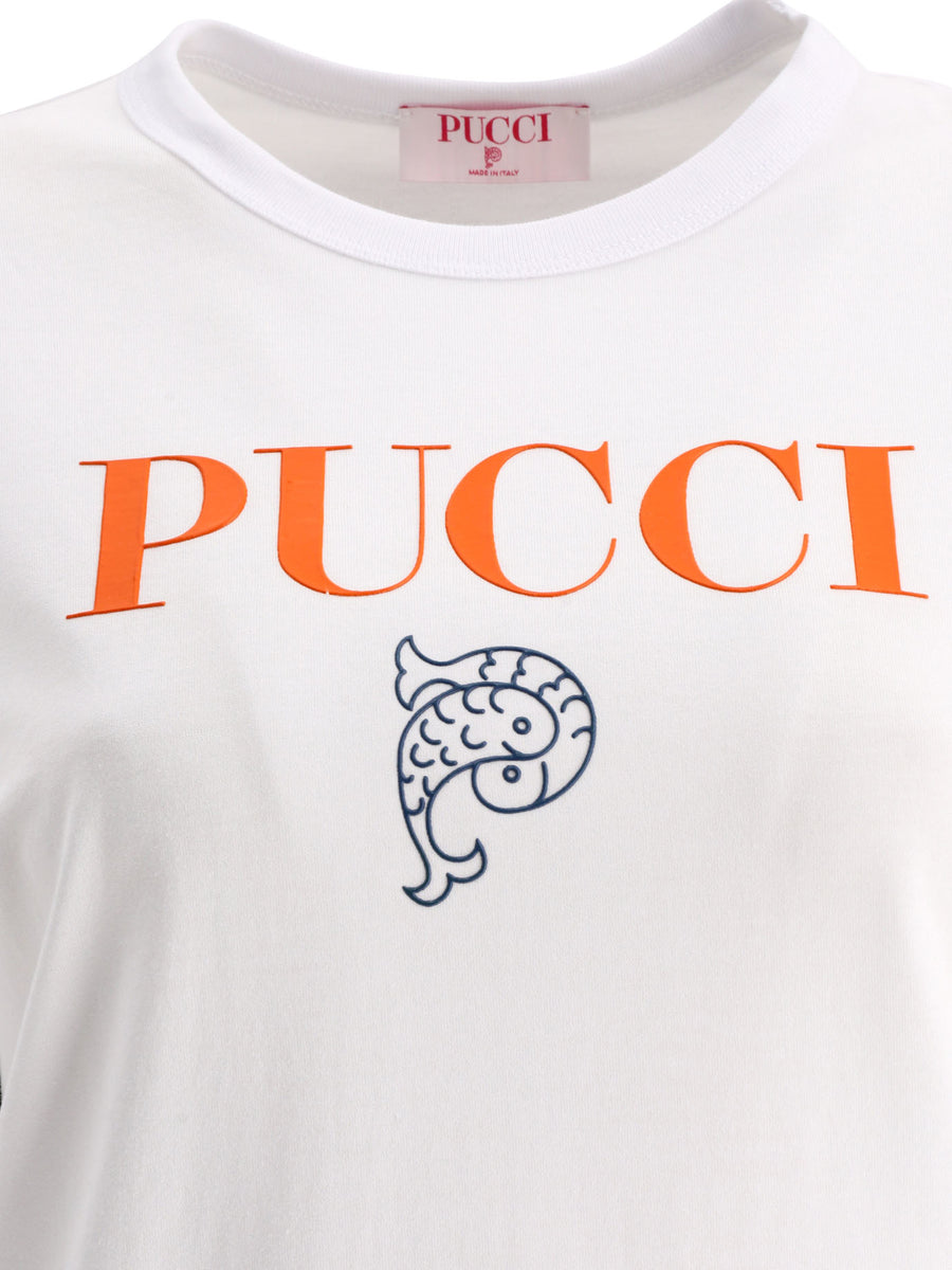 Emilio Pucci Logo Print T Shirt | Balardi