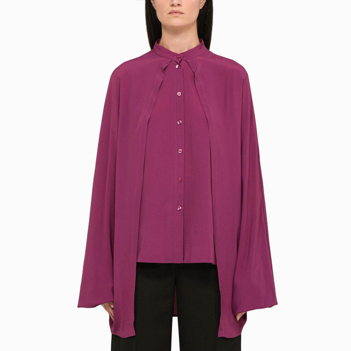 Federica Tosi Peonia Silk Blend Shirt | Balardi