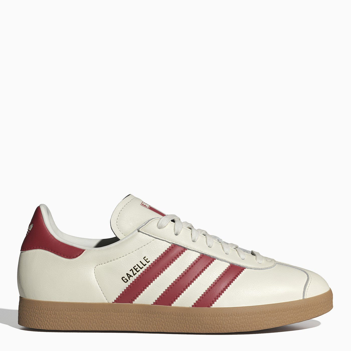 Balardi Adidas Gazelle Leather White Red Adidas Originals Mens