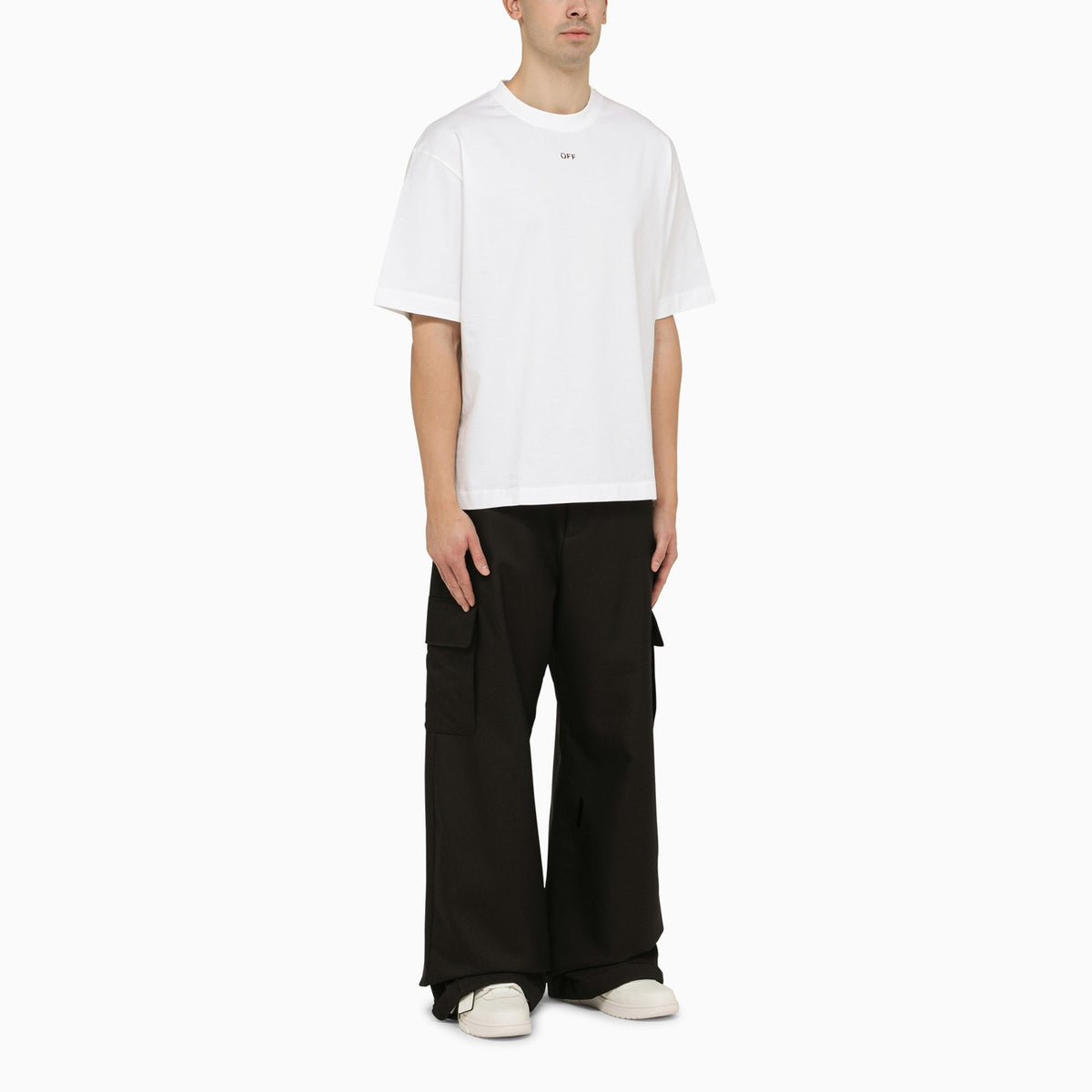 Off White™ Black Denim Cargo Trousers