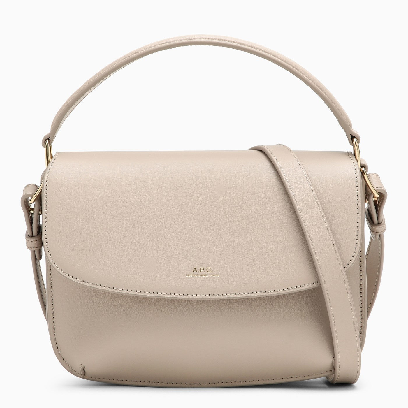 Sarah Grey Leather Shoulder Bag – Balardi