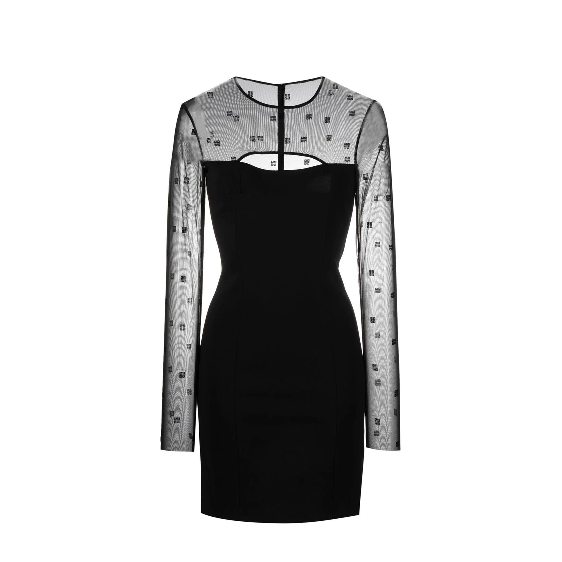 knee length dresses for ladies Givenchy 4 G Plumetis Dress – Balardi