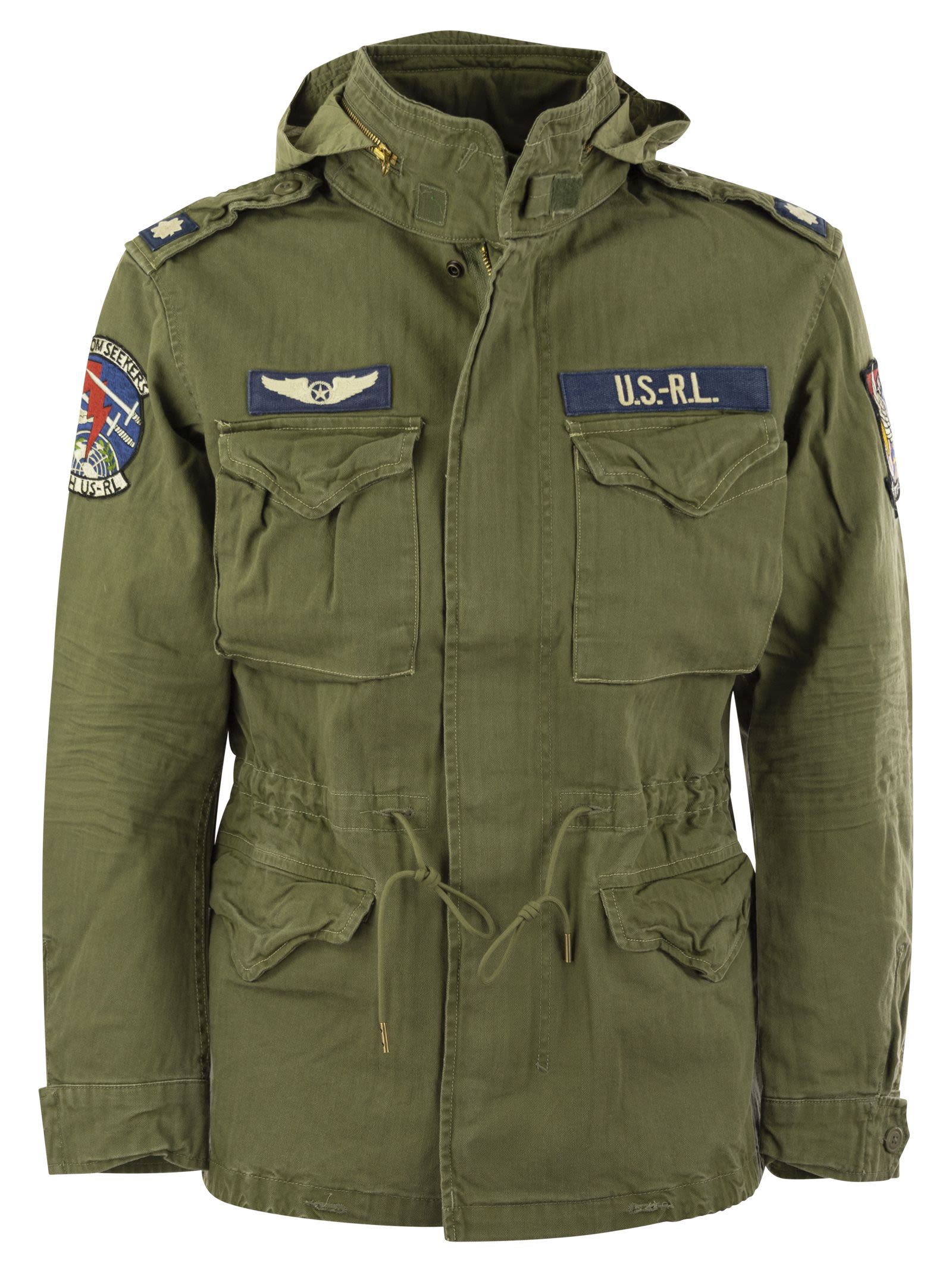Polo Ralph Lauren Iconic Military Jacket With Patch – Balardi