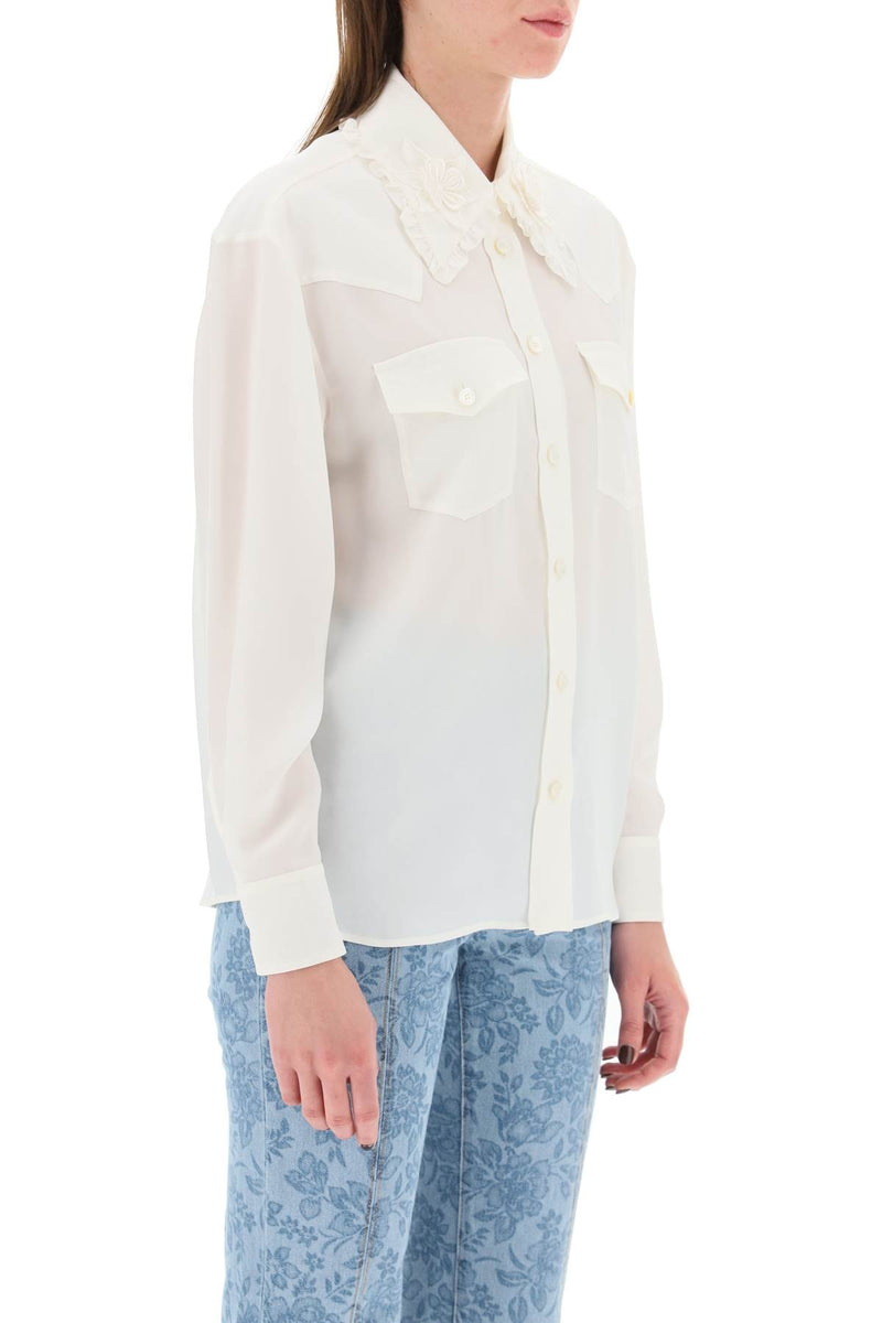 Alessandra Rich Silk Shirt