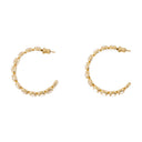 Crystal d'or de boucle d'oreille à jouets moyens ou