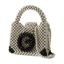 Bolso de cuentas Germanier Beads Silver