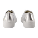 Tournament Super Shiny Sneakers Common Projects Leather Silver